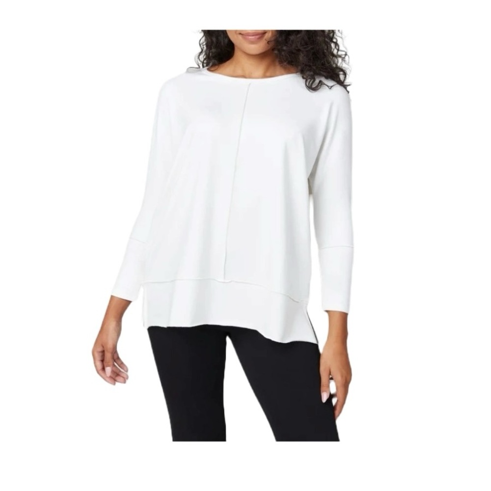 Spanx - Perfect Length Top, Dolman 3/4 Sleeve - White